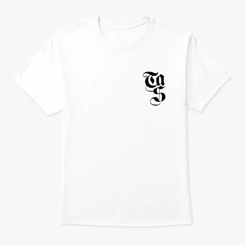 TAS MONOGRAM LOGO "WITCHES" TEE - WHITE