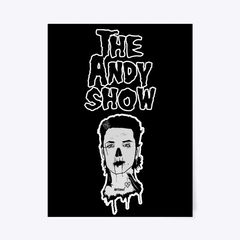 TAS ZOMBIE ANDY POSTER 