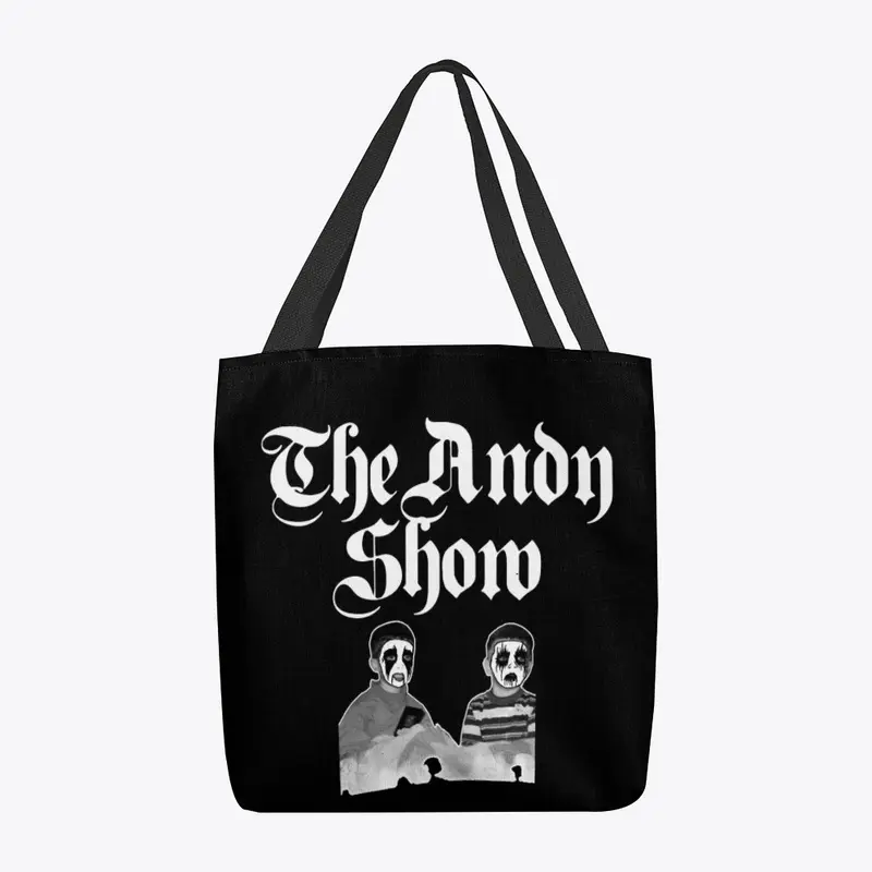 TAS "JOE AND ANDY" TOTE - BLACK