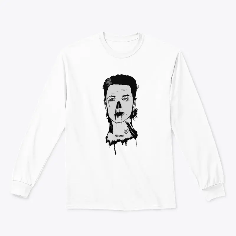 TAS ZOMBIE ANDY LONG SLEEVE TEE - WHITE