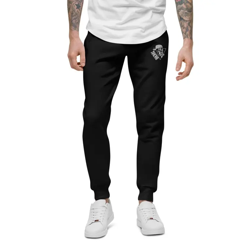 TAS CLASSIC SKULL LOGO JOGGERS - BLACK